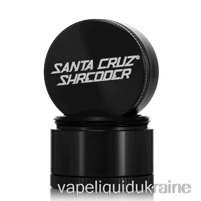 Vape Ukraine Santa Cruz Shredder 1.6inch Small 4-Piece Grinder Black (40mm)